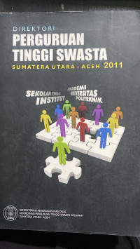 Image of Direktori Perguruan Tinggi Swasta Sumatera Utara- Aceh 2011