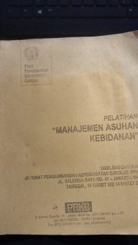 Image of Pelatihan Manajemen Asuhan Kebidanan