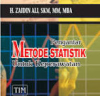 Image of Pengantar Metode Statistik Untuk Keperawatan
