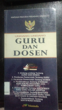 Image of Undang-Undang Guru dan Dosen
